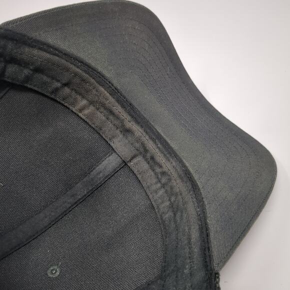 The Rack Snapback Trucker Hat Gray One Size Adjustable Mesh Back Richardson - Picture 8 of 10